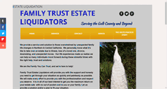 Desktop Screenshot of familytrustestateliquidators.com