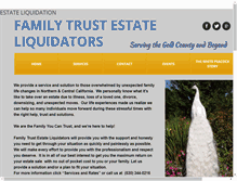 Tablet Screenshot of familytrustestateliquidators.com